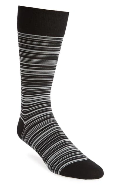 Cole Haan Multistripe Crew Socks In Tan