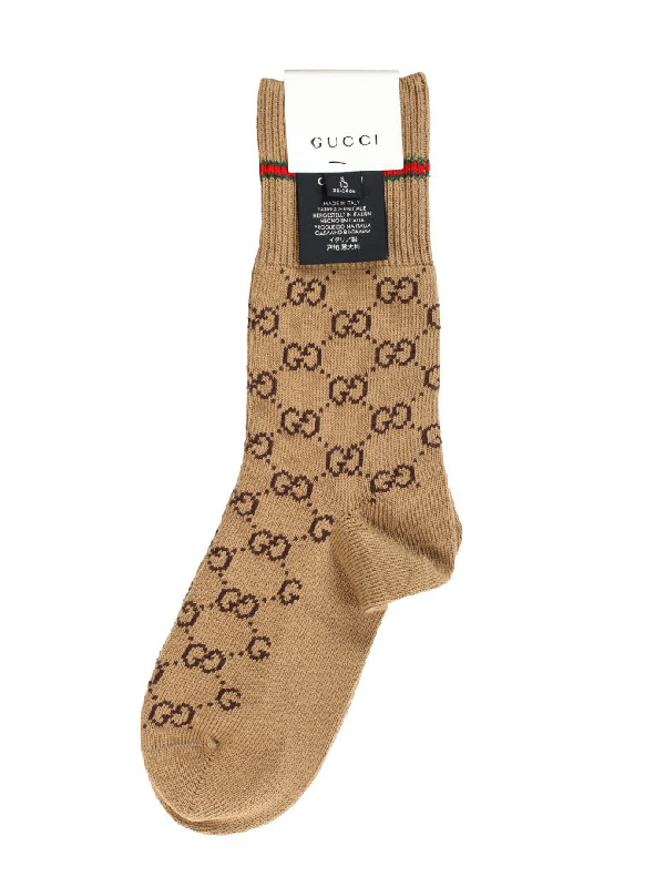 Gucci Socks In Beige | ModeSens