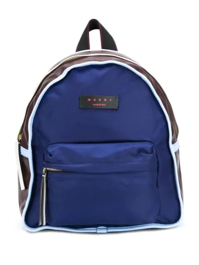 Marni Leather Backpack In Z2d72