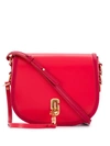 Marc Jacobs The Saddle Bag Medium Leather Satchel In Red
