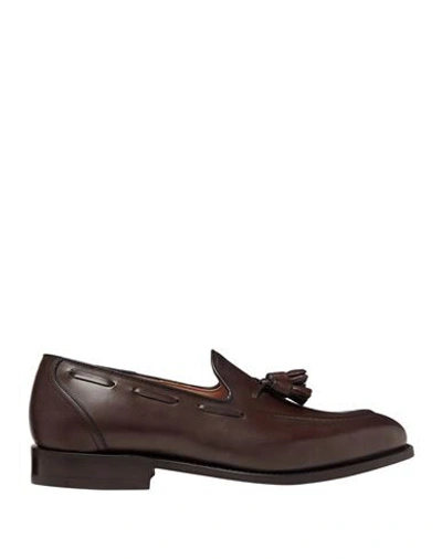 Church's Kingsley 2 Brown Ebony Leather Loafer With Nappas. In Dark Brown