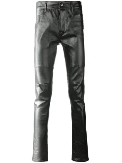 Rick Owens Easy Nagakin Joggers In 0918 Black/silver