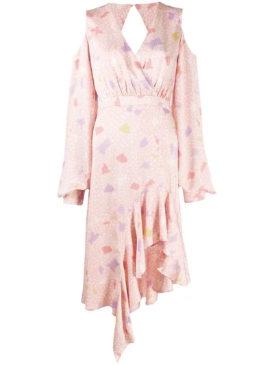 Three Floor Hermione Dress In Pink