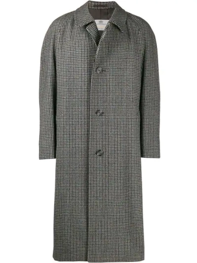 Pre-owned A.n.g.e.l.o. Vintage Cult 1990's Tweed Overcoat In Neutrals