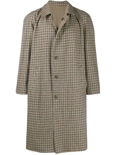 Pre-owned A.n.g.e.l.o. Vintage Cult 1990's Aquascutum Coat In Brown