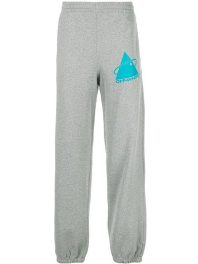 Off-white Graphic Print Track Pants In Grey