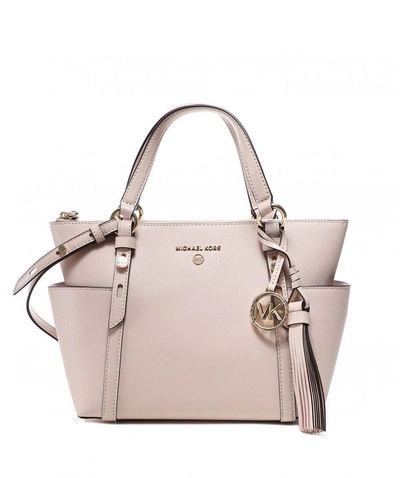 Michael Kors Small Saffiano Leather Top Zip Tote Bag Colour: Pink