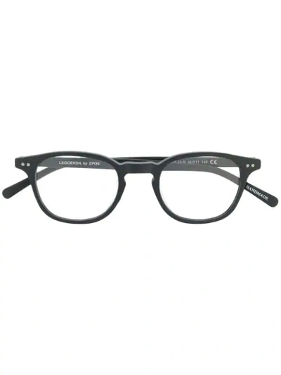 Epos Round Framed Glasses In Schwarz
