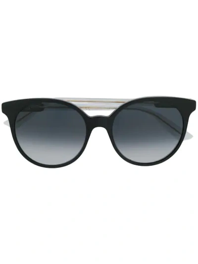 Gucci Round Frame Sunglasses In Black