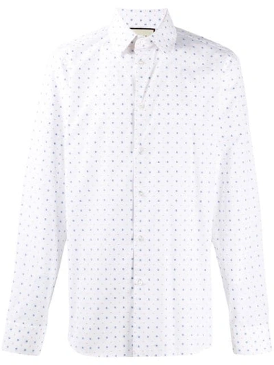 Gucci G Dot Oxford Shirt In White