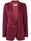 Mm6 Maison Margiela Structured Single Breasted Blazer In Red