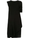 Mm6 Maison Margiela Layered T-shirt Dress In Black