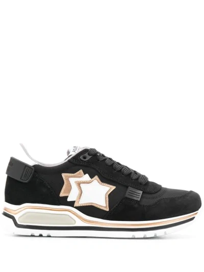 Atlantic Stars Black Suede Sneakers