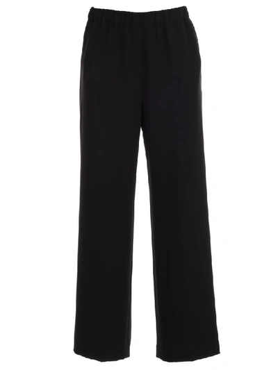 Aspesi Pants Elastic W/pocket Cady In Nero