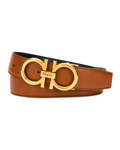 tan ferragamo belt