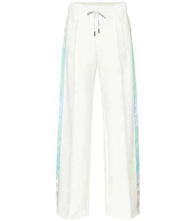 Off-white Wide-leg Trackpants In White