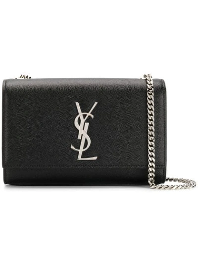 Saint Laurent 'monogram' Umhängetasche - Schwarz In Black