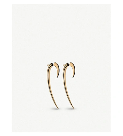 Shaun Leane Womens Gold Hook 18ct Rose Gold-plated Vermeil Sterling-silver Earrings Large