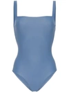 Matteau Maillot Square-neck Swimsuit In Blue