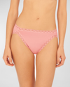Natori Bliss French Cut Lace Trimmed Briefs In Cherry