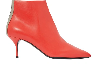 Pierre Hardy Alpha Ankle Boots In Calf Lamb Multi Red