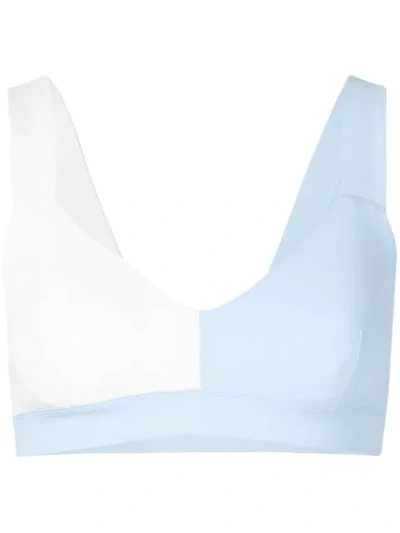 Vaara Elsa Bicolour Sports Bra In Blue