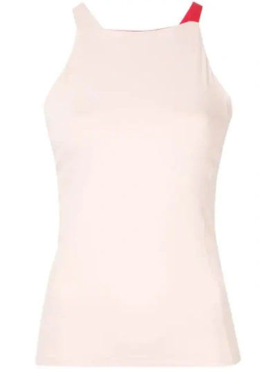 Vaara Marin Fitted Tank In Pink