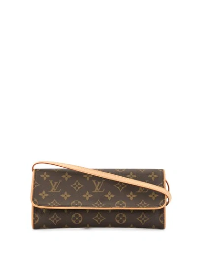 Louis Vuitton Pochette Twin Gm Shoulder Bag In Brown