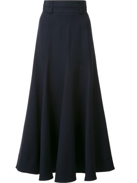 Gabriela Hearst High-rise Ruffled Skirt | ModeSens