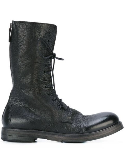 Marsèll High Ankle Zipped Boots In Black