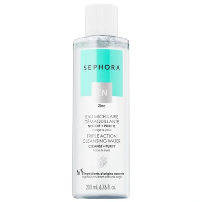 Sephora Collection Triple Action Cleansing Water - Cleanse + Purify 6.76 Fl oz/ 200 ml