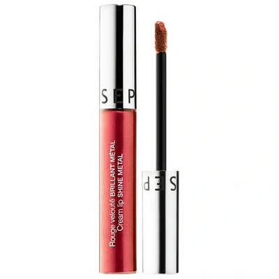 Sephora Collection Cream Lip Shine Liquid Lipstick 24 Spicy Brownie 0.169 Fl oz/ 5ml
