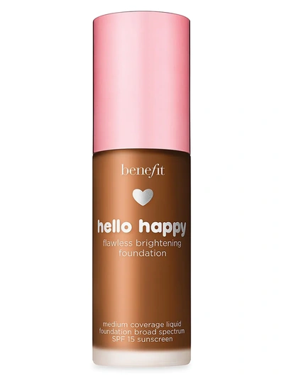 Benefit Cosmetics Hello Happy Flawless Brightening Liquid Foundation In Shade 10 Deep - Warm