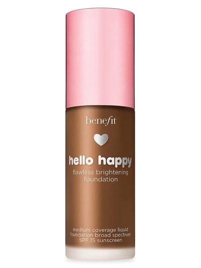 Benefit Cosmetics Benefit Hello Happy Flawless Brightening Foundation Spf 15, 1 oz In Shade 12 Dark - Warm