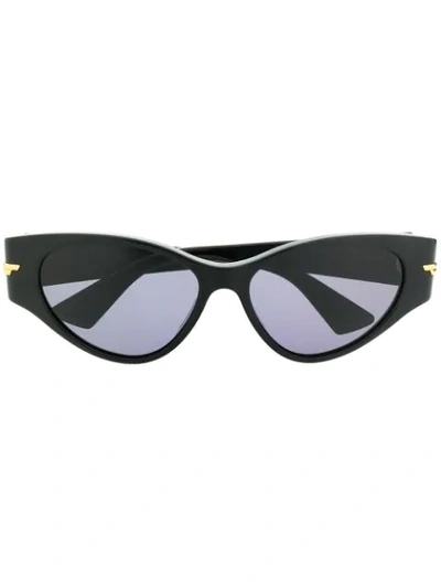 Bottega Veneta Cat Eye-frame Sunglasses In Black