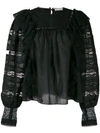 Ulla Johnson Lily Blouse In Black