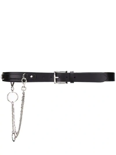 Etro Chained Belt In 0001  Black