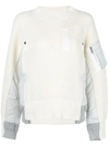 Sacai Crewneck Sweater - White