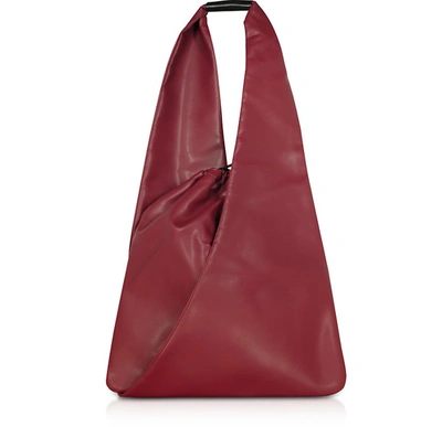 Mm6 Maison Margiela Mm6 Maison Martin Margiela Japanese Drawstring Shoulder Bag In Wine