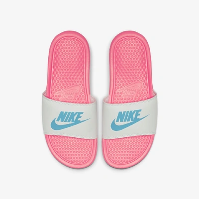 Nike Women's Benassi Slide Sandals In Sunset Pulse