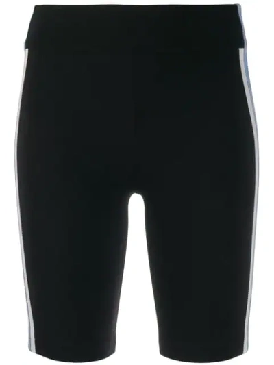 No Ka'oi Cropped Compression Shorts In Black
