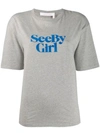 See By Chloé Seebygirl Print T-shirt - Grey