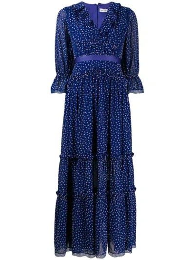 Three Floor Electra Dress In Blue