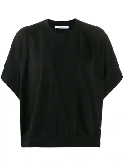Givenchy T-shirt Mit Ausgestellten Ärmeln In Black
