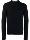 Nuur Fine Knit Sweatshirt In Blue