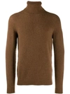 Nuur Turtleneck Sweatshirt In Brown