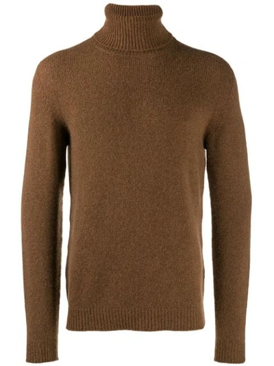 Nuur Turtleneck Sweatshirt In Brown