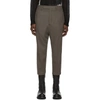 Rick Owens Cropped Trousers In 34 Dust