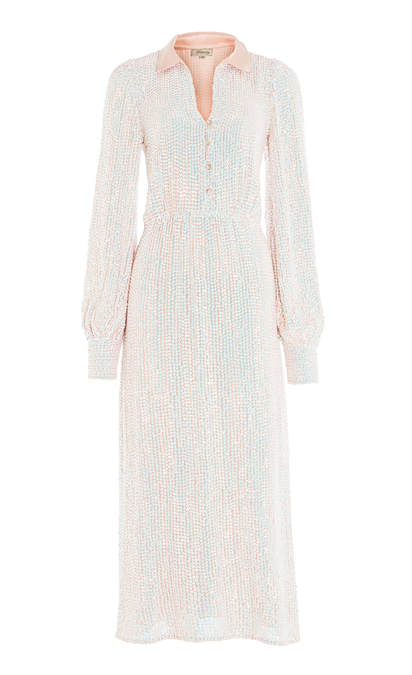 white embellished maxi dress