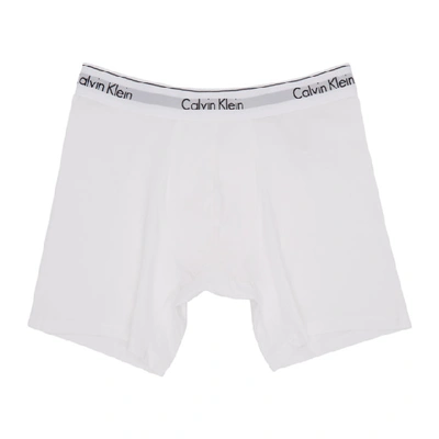 Calvin Klein Underwear Two-pack White Low Rise Boxer Briefs